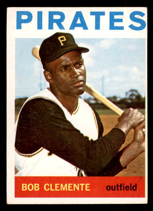 1964 Topps Baseball #440 Roberto Clemente Pirates EX+/EX-MT 552691
