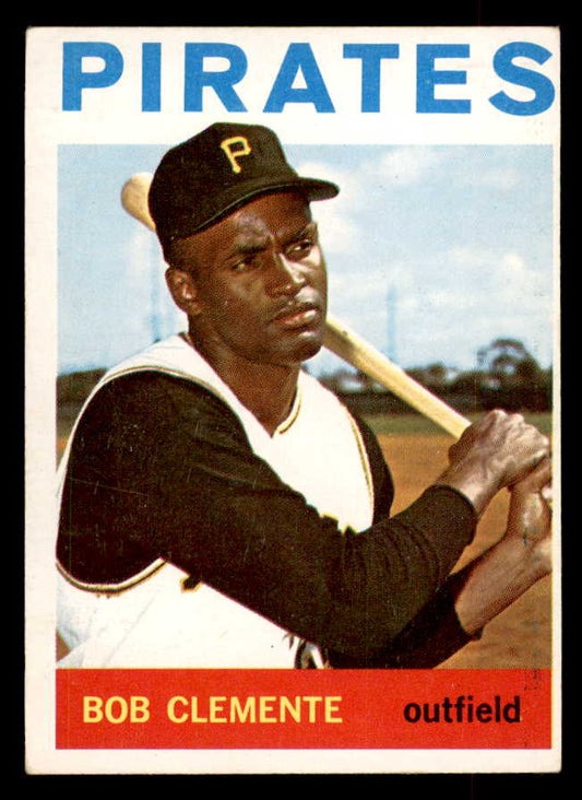 1964 Topps Baseball #440 Roberto Clemente Pirates EX+/EX-MT 552691