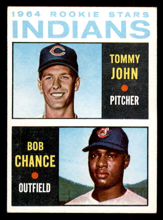 1964 Topps Baseball #146 Tommy John Indians EX+/EX-MT 552700