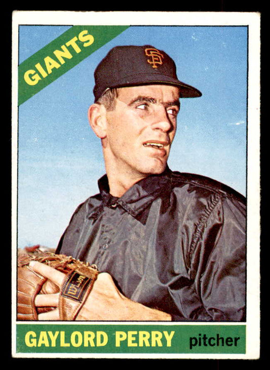 1966 Topps Baseball #598 Gaylord Perry Giants EX+/EX-MT 552702