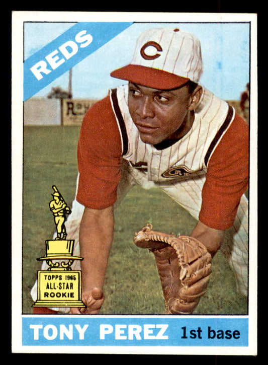 1966 Topps Baseball #072 Tony Perez Reds NR-MT 552705