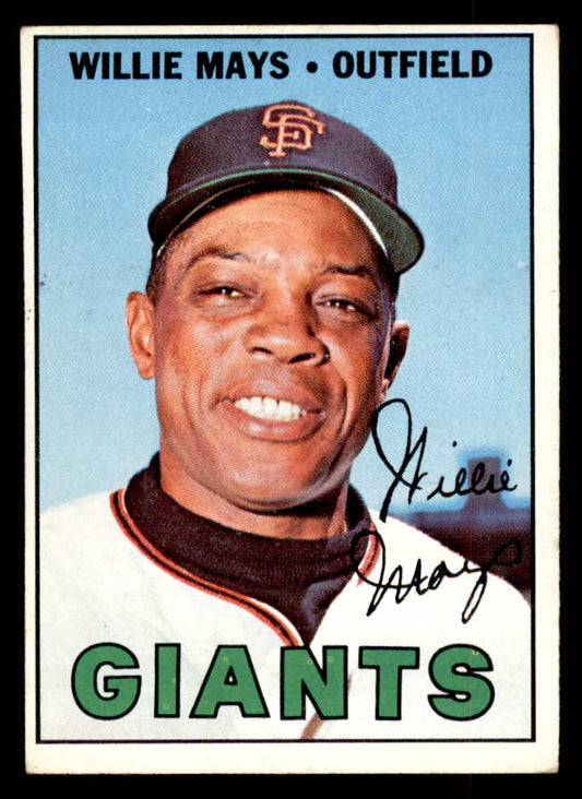 1967 Topps Baseball #200 Willie Mays Giants EX-MT 552711