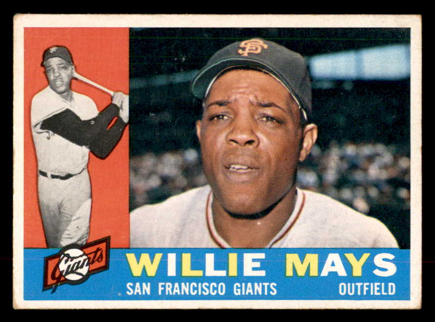 1960 Topps Baseball #200 Willie Mays Giants VG-EX 552732