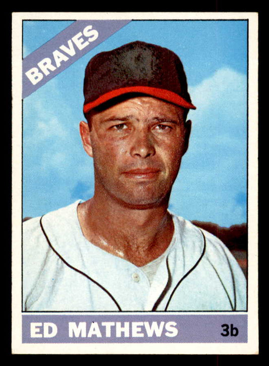 1966 Topps Baseball #200 Eddie Mathews Braves NR-MT 552737