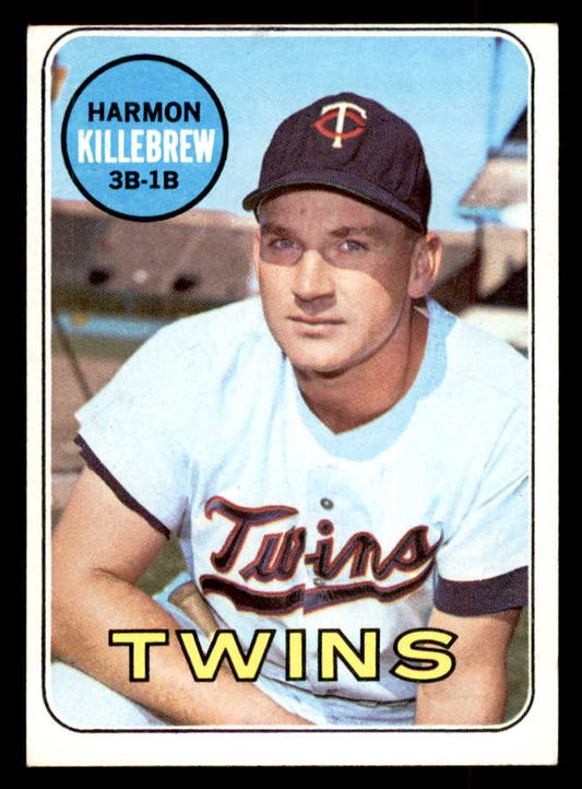 1969 Topps Baseball #375 Harmon Killebrew Twins EX 552770