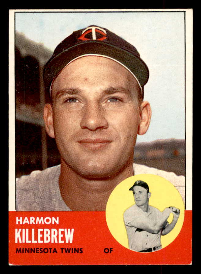 1963 Topps Baseball #500 Harmon Killebrew Twins EX-MT 552782
