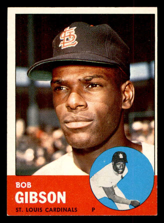 1963 Topps Baseball #415 Bob Gibson Cardinals EX-MT 552789
