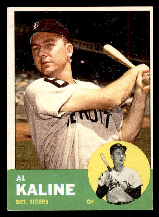 1963 Topps Baseball #025 Al Kaline Tigers EX 552798
