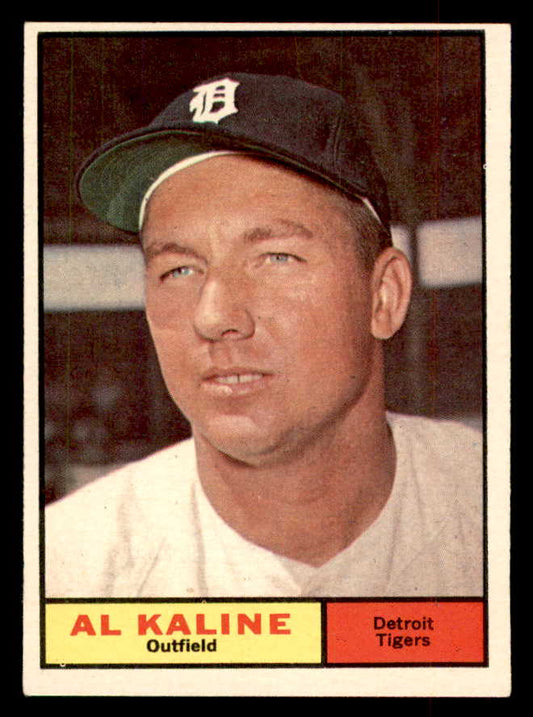 1961 Topps Baseball #429 Al Kaline Tigers EX-MT 552801