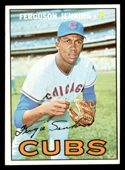 1967 Topps Baseball #333 Fergie Jenkins Cubs NR-MT 552802