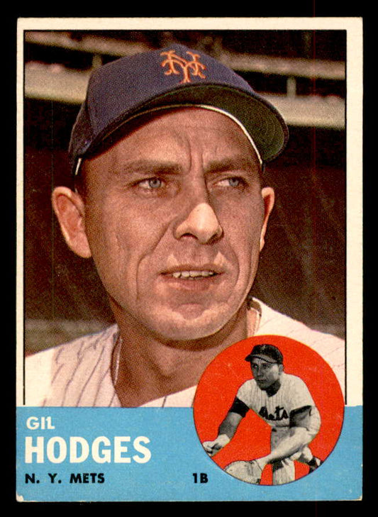 1963 Topps Baseball #245 Gil Hodges Mets EX 552812