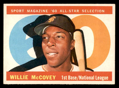 1960 Topps Baseball #554 Willie McCovey A.S. Giants NR-MT 552814
