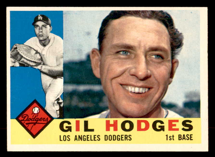 1960 Topps Baseball #295 Gil Hodges Dodgers EX-MT 552818