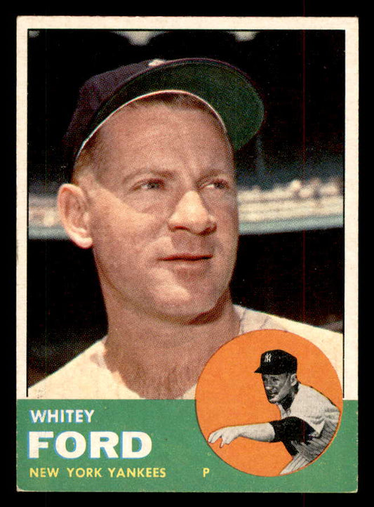 1963 Topps Baseball #446 Whitey Ford Yankees EX-MT 552833
