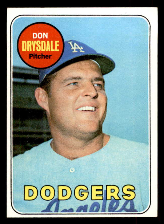 1969 Topps Baseball #400 Don Drysdale Dodgers NR-MT 552836
