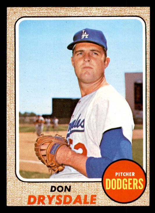 1968 Topps Baseball #145 Don Drysdale Dodgers NR-MT 552838