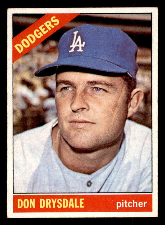 1966 Topps Baseball #430 Don Drysdale Dodgers EX-MT 552839