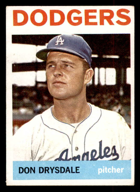 1964 Topps Baseball #120 Don Drysdale Dodgers EX 552840
