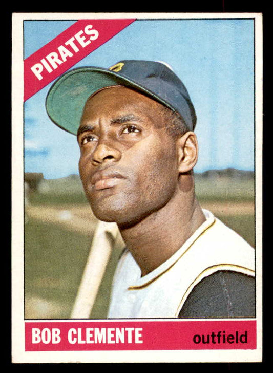 1966 Topps Baseball #300 Roberto Clemente Pirates EX-MT 552848
