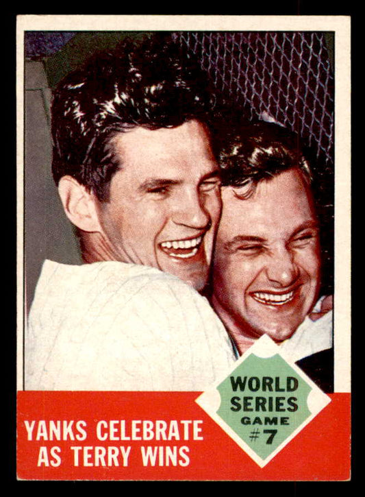 1963 Topps Baseball #148 World Series Game 7 Ralph Terry EX-MT 552859
