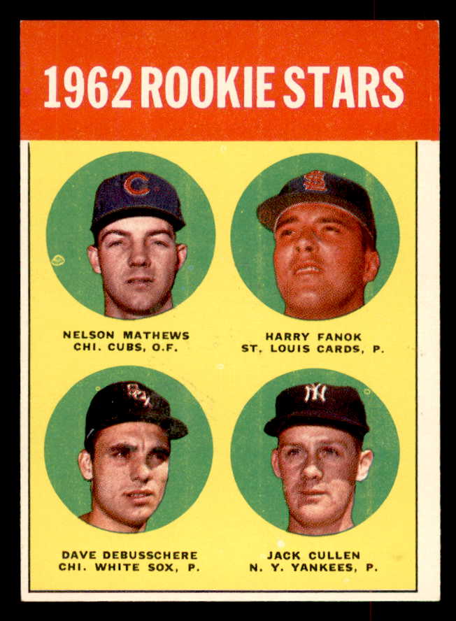 1963 Topps Baseball #054 Dave DeBusschere White Sox EX-MT Variation 552864