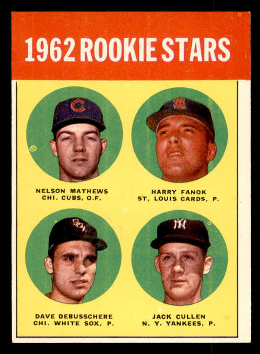 1963 Topps Baseball #054 Dave DeBusschere White Sox EX-MT Variation 552864