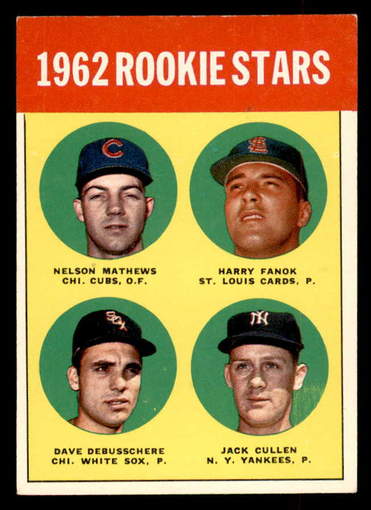 1963 Topps Baseball #054 Dave DeBusschere White Sox EX-MT Variation 552865