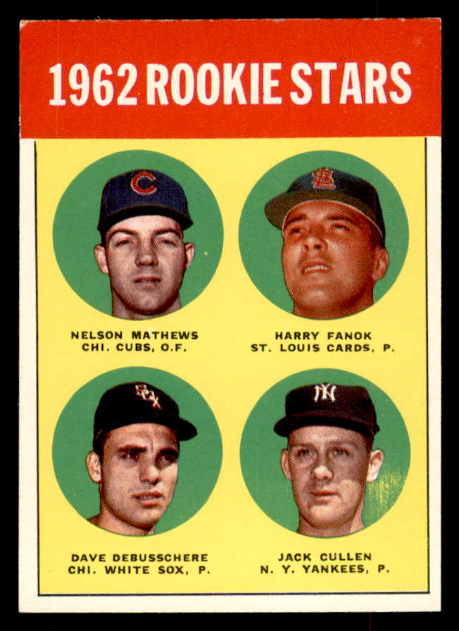 1963 Topps Baseball #054 Dave DeBusschere White Sox EX+/EX-MT Variation 552866