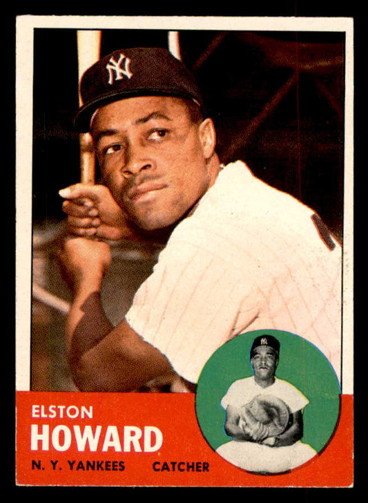 1963 Topps Baseball #060 Elston Howard Yankees EX-MT 552872