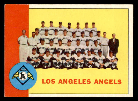 1963 Topps Baseball #039 Los Angeles Angels Team EX-MT 552875