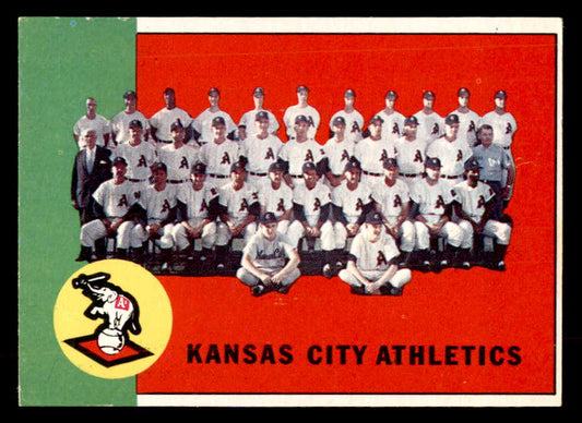 1963 Topps Baseball #397 Kansas City A's Team EX-MT 552877
