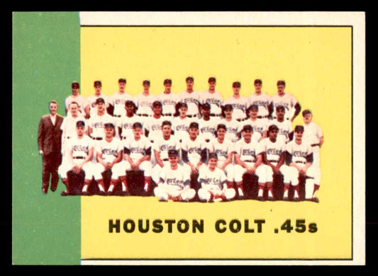 1963 Topps Baseball #312 Houston Colt .45s Team EX-MT 552878