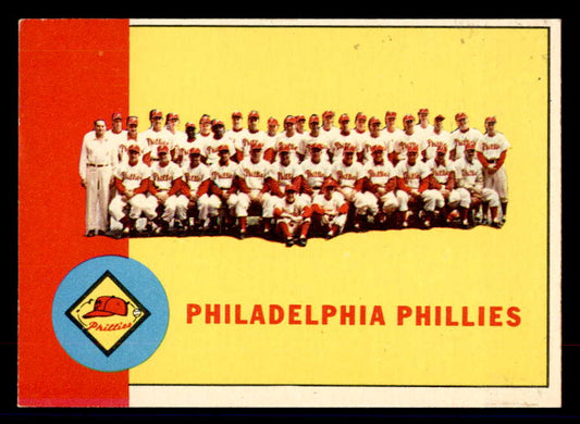 1963 Topps Baseball #013 Philadelphia Phillies Team EX-MT 552889