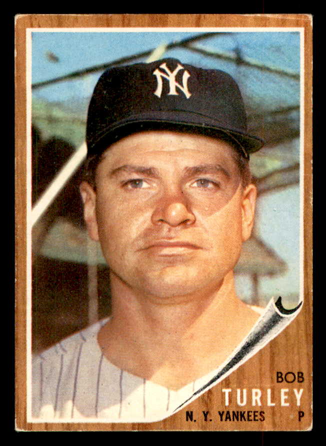 1962 Topps Baseball #589 Bob Turley Yankees EX 552899
