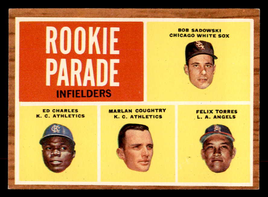 1962 Topps Baseball #595 Ed Charles A's EX-MT 552903