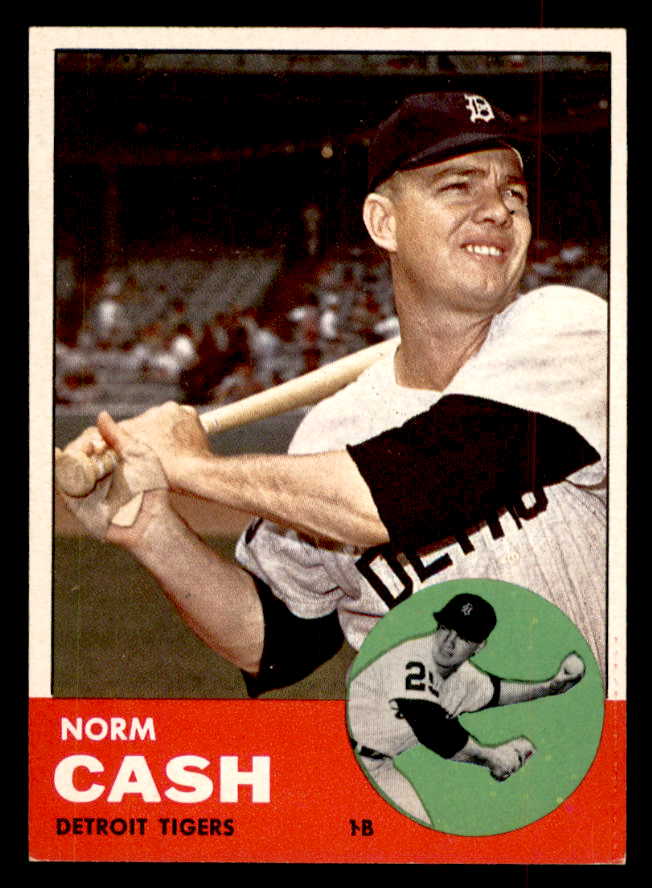1963 Topps Baseball #445 Norm Cash Tigers EX-MT 552923