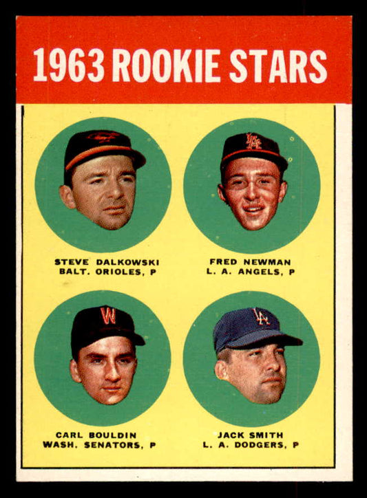 1963 Topps Baseball #496 Steve Dalkowski Orioles EX-MT 552925