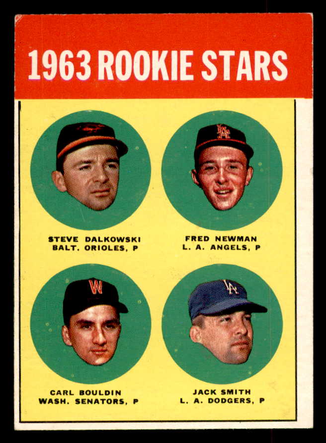 1963 Topps Baseball #496 Steve Dalkowski Orioles EX+/EX-MT 552926