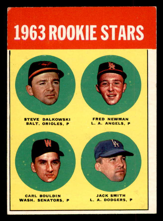1963 Topps Baseball #496 Steve Dalkowski Orioles EX+/EX-MT 552926