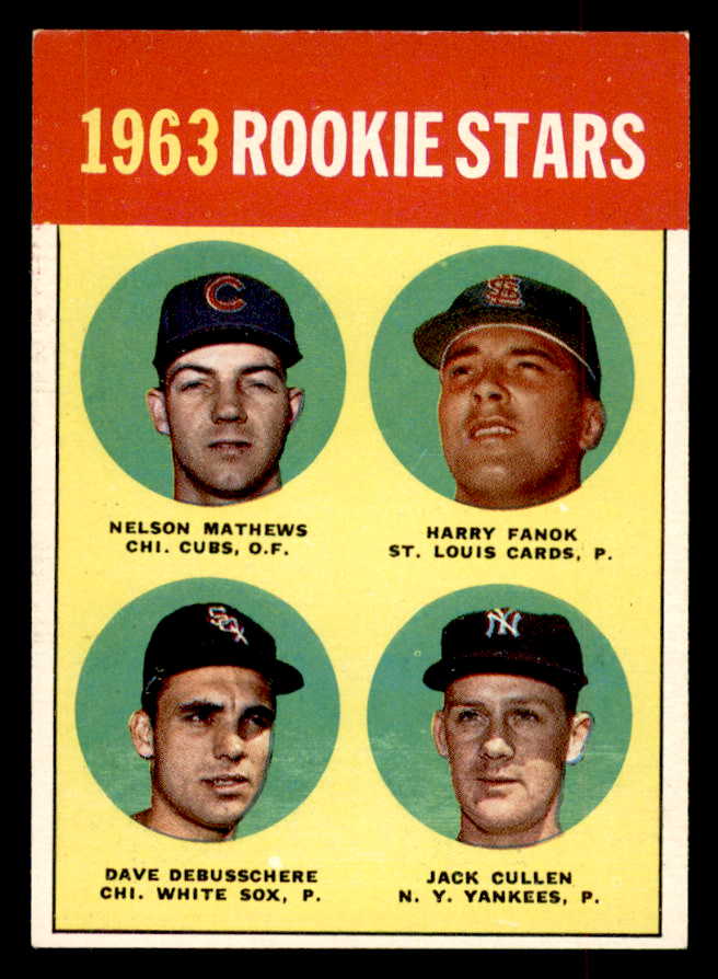 1963 Topps Baseball #054 Dave DeBusschere White Sox EX-MT 552930