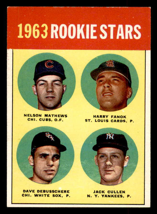 1963 Topps Baseball #054 Dave DeBusschere White Sox EX-MT 552930