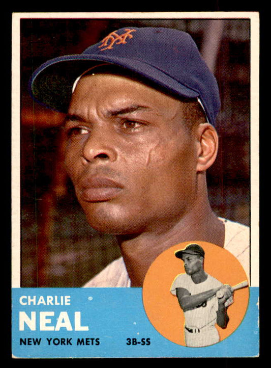 1963 Topps Baseball #511 Charlie Neal Mets EX-MT 552932