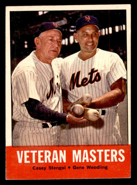 1963 Topps Baseball #043 Casey Stengel Gene Woodling EX+/EX-MT 552938