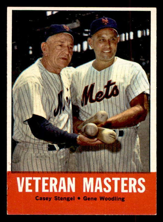 1963 Topps Baseball #043 Casey Stengel Gene Woodling EX-MT 552940