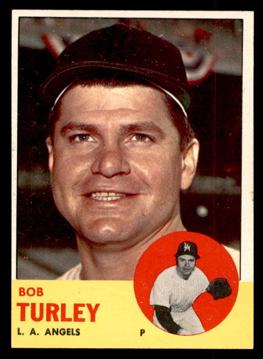 1963 Topps Baseball #322 Bob Turley Angels EX-MT 552941