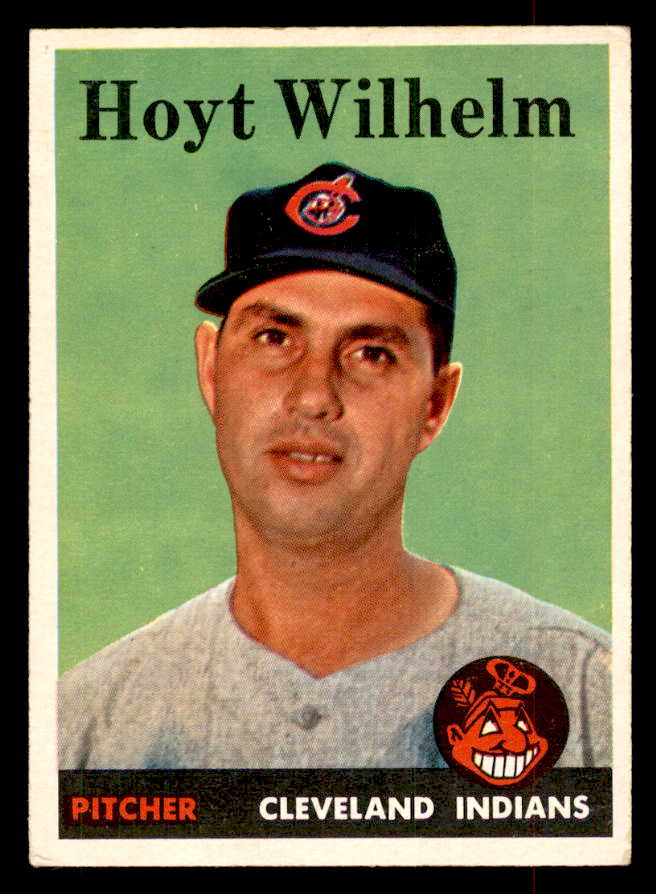 1958 Topps Baseball #324 Hoyt Wilhelm Indians EX 552966