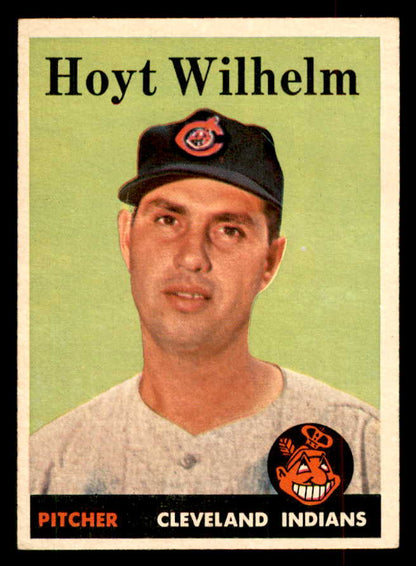 1958 Topps Baseball #324 Hoyt Wilhelm Indians EX-MT 552968