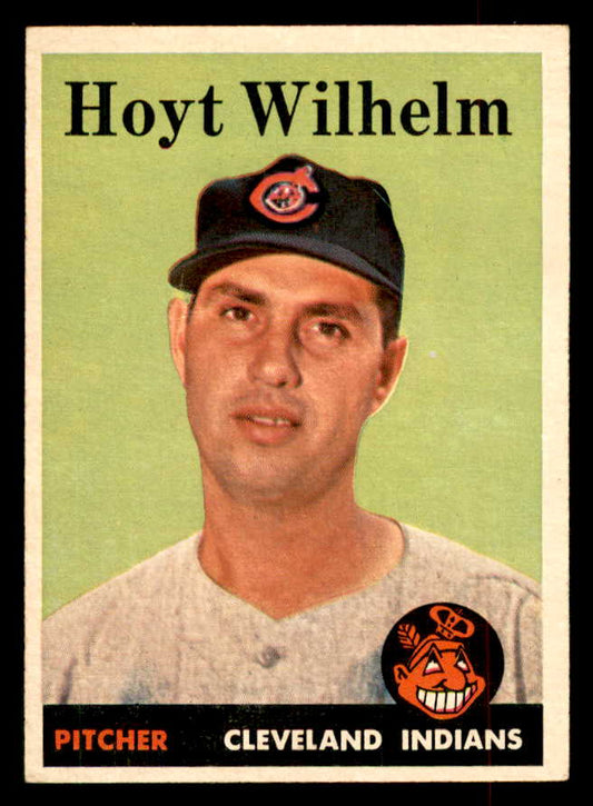 1958 Topps Baseball #324 Hoyt Wilhelm Indians EX-MT 552968