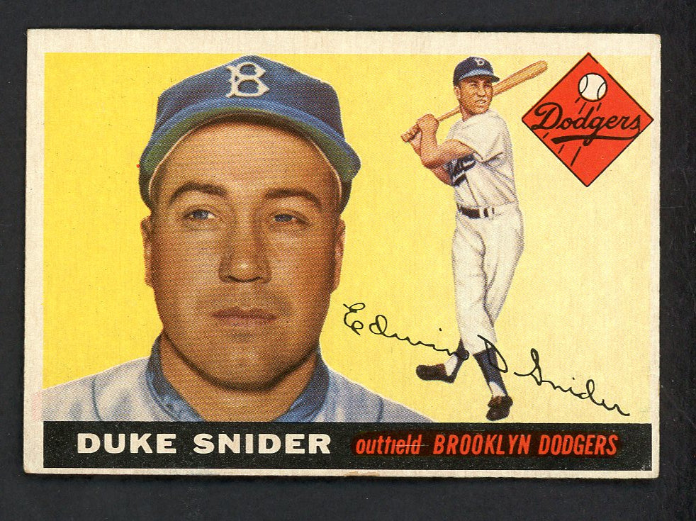 1955 Topps Baseball #210 Duke Snider Dodgers EX 552993