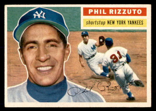 1956 Topps Baseball #113 Phil Rizzuto Yankees EX-MT Gray 553000